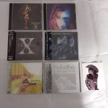 X JAPAN 관련 6종 세트