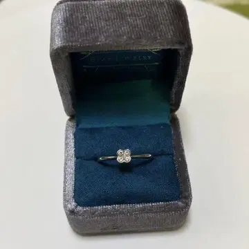 K10WG 다이아 플라워 반지