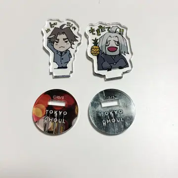 타키자와 마사미치 올빼미 도쿄 구울 아크릴 mini 피규어 2종 세트