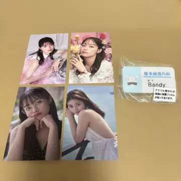 하시모토 칸나 팬클럽 한정판 트레이딩 카드 아크릴 배지