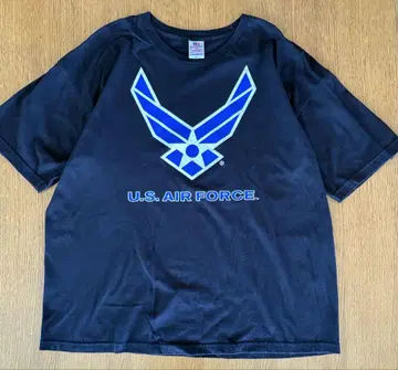 US AIR FORCE USA제 반팔 티셔츠 밀리터리 블랙 XL