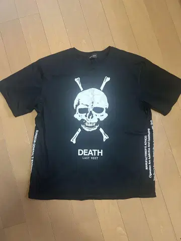 LAST NEST 티셔츠 DEATH SKULL [ L ] BADHOP