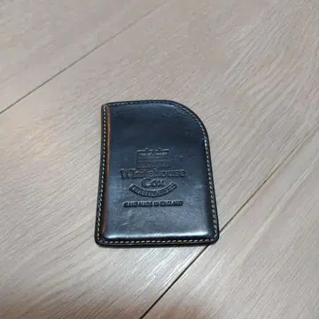Whitehouse Cox 블랙 가죽 카드 케이스