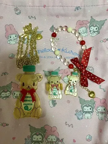 엔젤릭 프리티 honey bear 목걸이 반지 팔찌