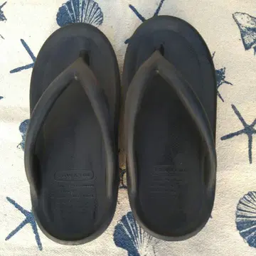 TAW&TOE 리커버리 샌들 플립플랍 블랙 S