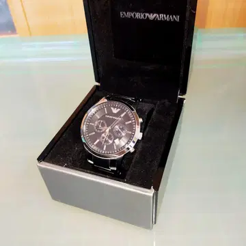Emporio Armani 크로노그래프 손목시계