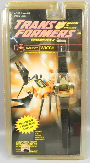 HASBRO TF/GENERATION 2 SCORPIA WATCH