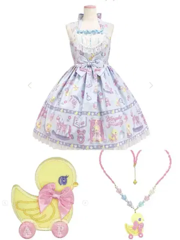 Angelic pretty Baby Toys 점퍼 스커트 색스