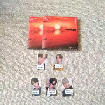 TXT CD 2장 세트 럭키 드로우 포토 카드 5장 포함