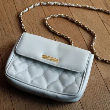 MOSCHINO / 숄더백 / 하트 퀼팅 / 키체인