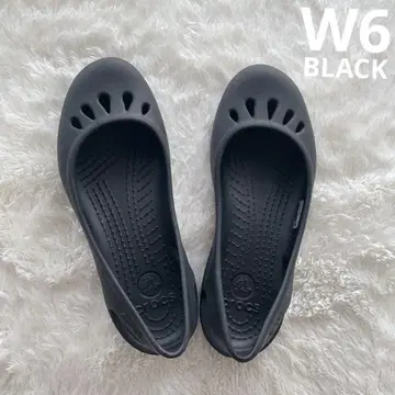 크록스 샌들 마린디 러버 W6 블랙