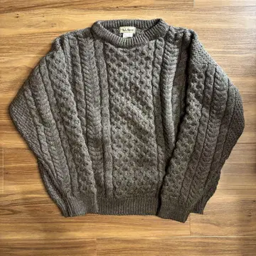 레어 L.L.Bean 엘엘빈 아일랜드산 피셔맨 스웨터