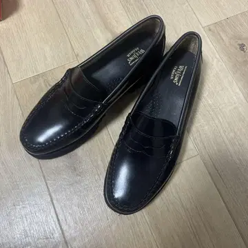 G.H.BASSWEGUNS 블랙 로퍼 38