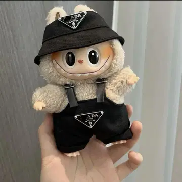 LABUBU 라부부 의류 2세트 블랙 인형 옷 갈아입기