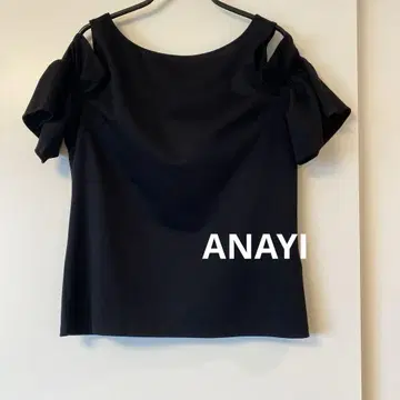 ANAYI 오프숄더 블랙 상의 새상품급