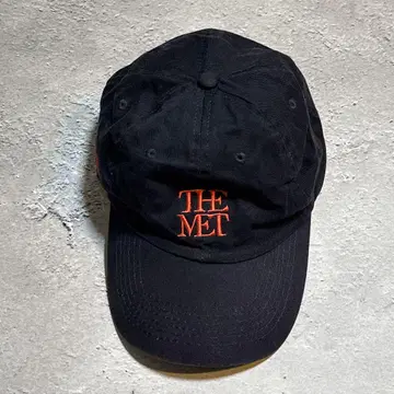 THE MET 메트로폴리탄 뉴욕 미술관 로고 자수 캡 네이비