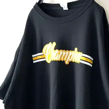 저지 챔피언 챔피온 티셔츠 2XL 블랙 검정 구제 의류