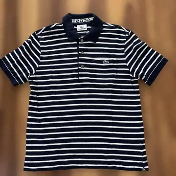 새상품급! 라코스테 LACOSTE 피케 셔츠 보더 사이즈 2