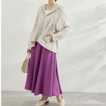 성숙/러블리 UV 차단 집업 시어 블루종 마운틴 후드티