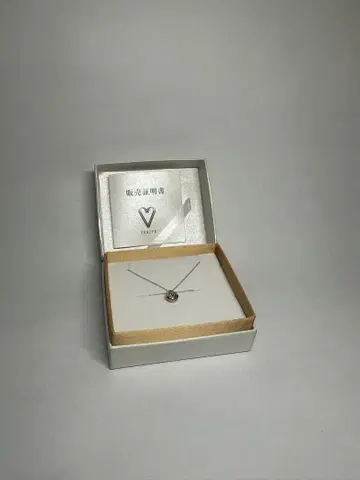 VERITE K10 PG 드롭형 다이아몬드 목걸이