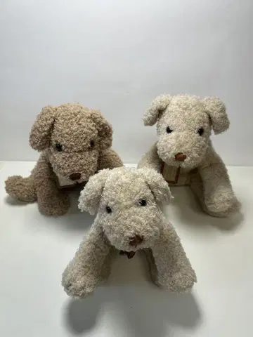애프터눈티리빙 강아지 봉제 인형