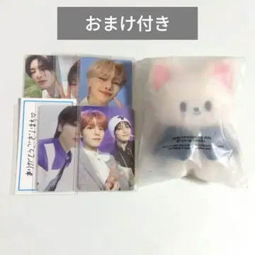 straykids 10cm 봉제 인형 FoxlNy 트레이딩 카드 아이엔