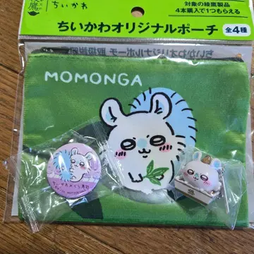 치이카와 모몽가 쿠라스시 캔뱃지 피규어 아야타카 파우치