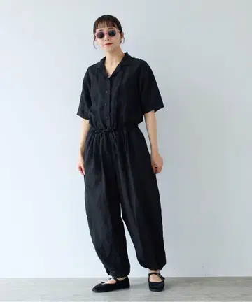 yuni 린넨 올인원 블랙