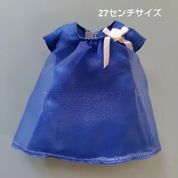제니 사이즈 27cm 반소매 원피스 로얄 블루 리카짱 캐슬