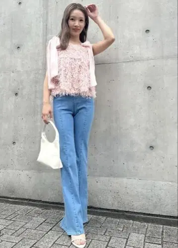 하이 웨스트 스트레치 데님 SMFP244034 S
