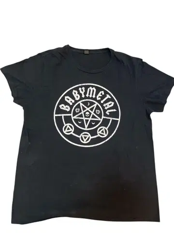 BABYMETAL 그래픽 티셔츠 XL 블랙