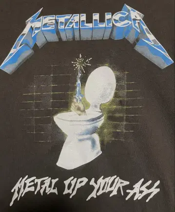 Metallica 티셔츠 METAL UP YOUR ASS