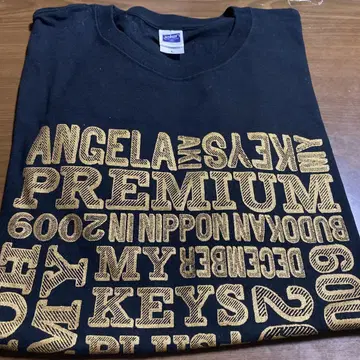 안젤라 아키 PREMIUM 2014 티셔츠 블랙