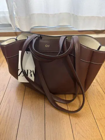 ZARA 브라운 숄더백 GM