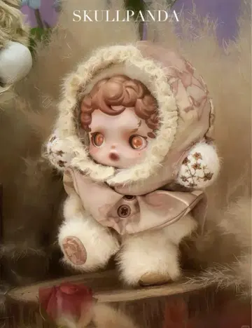 정품 SKULLPANDA 스컬 팬더 봉제 인형 펜던트 키링