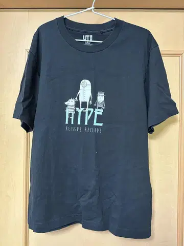UT 요네즈 켄시 그래픽 프린트 티셔츠 M 블랙