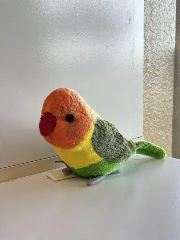 버튼 잉꼬 잉꼬 봉제 인형