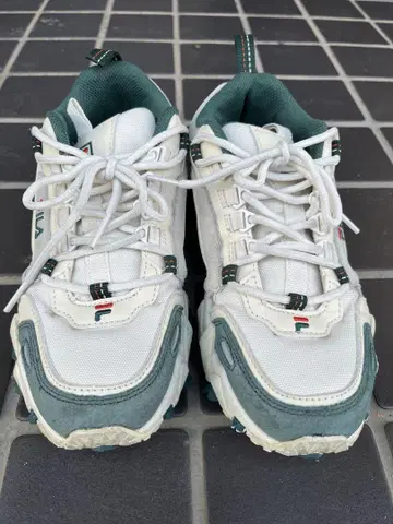 FILA 통굽 스니커즈 그린 23cm