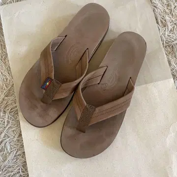 레인보우 샌들 rainbow sandals 다크 브라운 L