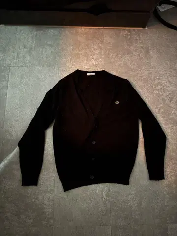 Lacoste 라코스테 가디건 블랙 블랙