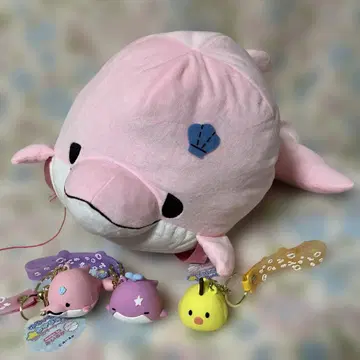 미이루카 봉제 인형 백팩 유루이루카 3D 러버 키링
