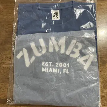 미사용 새상품 ZUMBA 파랑 반팔 티셔츠 jwi 정품