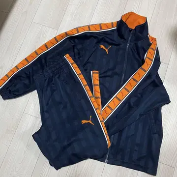 단종 상품 PUMA 오렌지 저리 상하의 세트 SS 사이즈 푸마