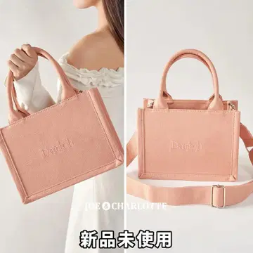 다리치 darich 로고 숄더 미니 토트백 PNK 핑크