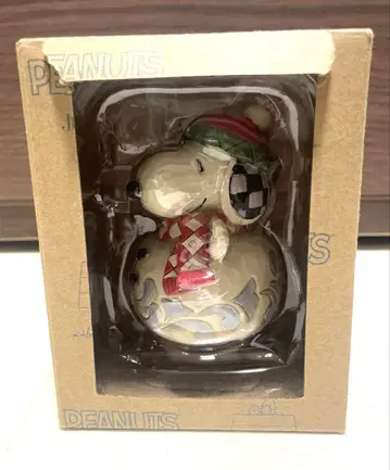 짐 쇼어 피넛 스누피 눈사람 피규어