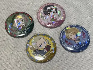 헤타리아 캔뱃지 4개 세트