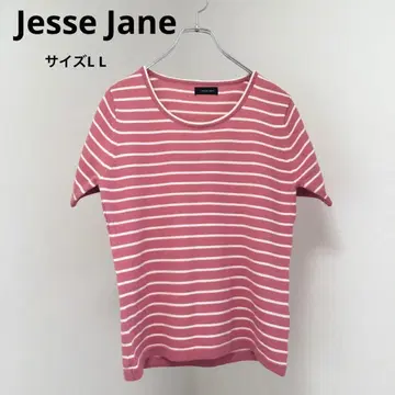 [ Jesse Jane ] 제시 제인 썸머 니트 반팔 [ LL ] 보더