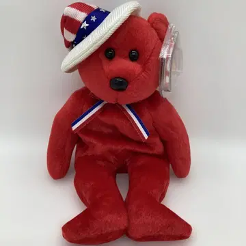 Ty ty 비니 베이비즈 Sam 빨간색 곰 곰