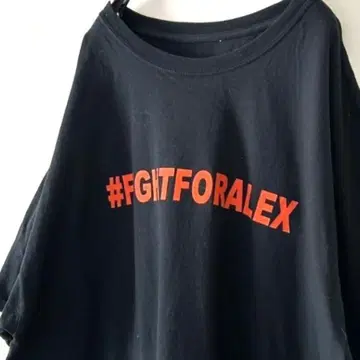 #파이트 포 알렉스 차일드 후드 티셔츠 블랙 검정 구제 의류