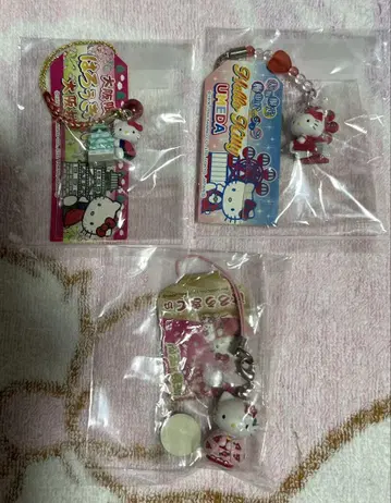 키티 고토치 스트랩 (네츠케) 3개 / 새상품 미사용품